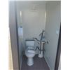 Image 2 : BASTON 91"H X 81"W X 51"D DUAL PORTABLE TOILET WITH SINKS, TOILETS, LIGHTS & BATHROOM AMENITIES