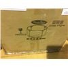 Image 2 : 3 ASSORTED FIREPIT TABLE GLASS WIND GUARDS, 2 - 21" SQUARE GUARDS AND 1 - 28" ROUND GUARD