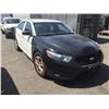 Image 2 : 2014 FORD TAURUS INTERCEPTOR, 4DR SEDAN, BLACK & WHITE, VIN # 1FAHP2MK5EG118569,
