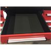 Image 3 : RED STEELMAN 15 DRAWER WORK BENCH H36" X W113" X D29" WITH ANTI-SLIP LINING