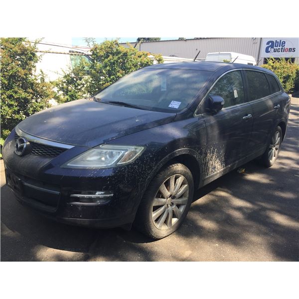 2007 MAZDA CX-9, 4DR CUV, BLUE, VIN # JM3TB38Y970120612,