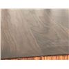 Image 2 : RUSTIC DARK WOOD COLOURED TABLE TOP 30" X 52" WITH BLACK METAL X-SHAPE BASE