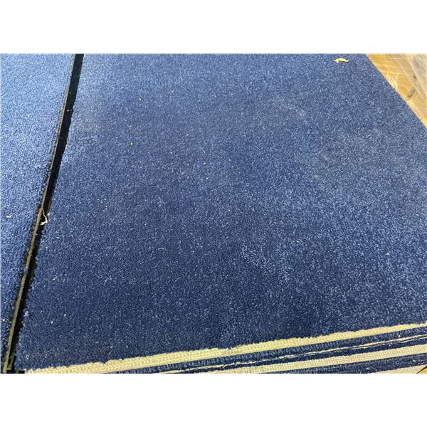 360 SQ. FT TOTAL OF BLUE COMMERCIAL CARPET TILES