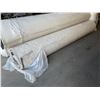 Image 2 : APPROXIMATELY 1,200 SQ FT LARGE ROLL OF 12 FT WIDE BEIGE X-PATTERN COMMERCIAL GRADE CARPET
