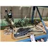 Image 1 : PORTER CABLE 738 ELECTRIC TIGER SAW IN CARRY CASE, 8-1/4" SKILSAW AND DRILL PRESS MOUNT WITH PORTER
