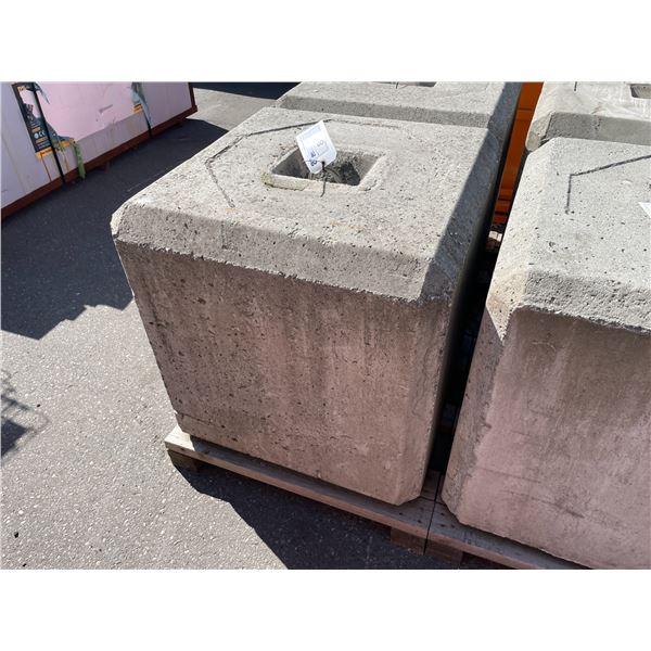 850KG CONCRETE ANCHOR BLOCK 2.5' X 2.5'