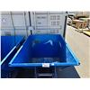 Image 2 : BLUE MOBILE METAL INDUSTRIAL FORKLIFT DUMP BIN W41" X L57" X H51"