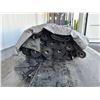 Image 2 : PALLET OF ASSORTED ROLLS OF NYLON MESH FABRIC AND LARGE TARP