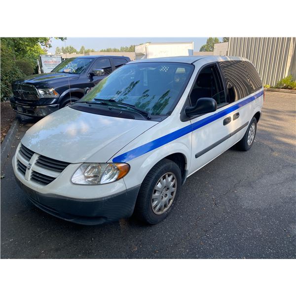 2006 DODGE CARAVAN C/V CARGO VAN VIN 1D4GP21R56B688290  62,511 KM'S,  AUTOMATIC, WHITE