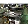 Image 2 : METAL-TECH 2 TIER STAINLESS STEEL COMMERCIAL MOBILE PREPARATION TABLE 56"W X 40"D X 52"H