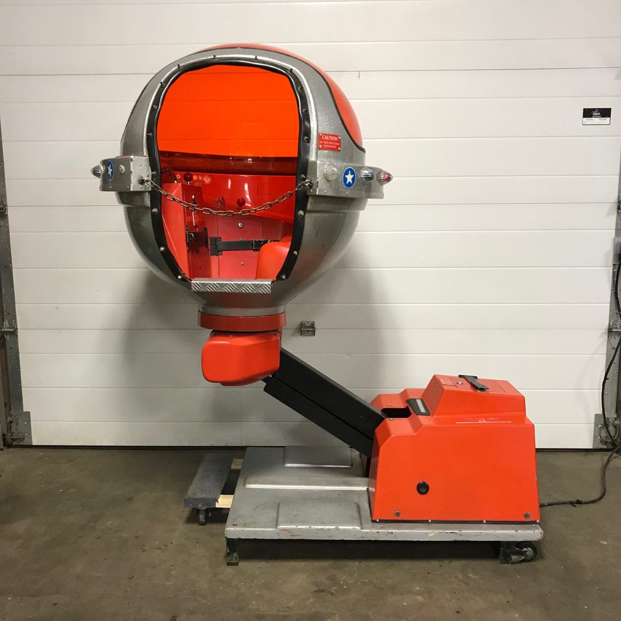 NO RESERVE!! Very rare 1970's circa Spaceship Kiddie Arcade Ride - EG ...