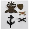Image 1 : Group of Navy Hat Badges Artillery