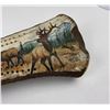 Image 2 : Montana Painted Elk Horn Cribbage Board