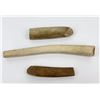 Image 1 : Lot of 3 Ancient Indian Bone Artifacts