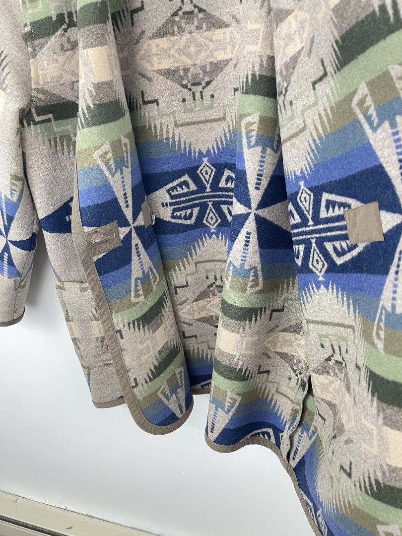 Vintage Pendleton Indian Pattern Blanket Jacket
