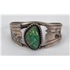 Image 1 : Old Pawn Navajo Sterling Silver Turquoise Bracelet