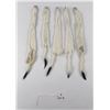 Image 3 : Lot of 5 Wild Tanned Taxidermy Ermine