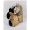 Image 4 : Fox and Beaver Fur Teddy Bear New w/ Tags