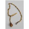Image 1 : Alaskan Gold Miners Watch Fob Chain Gold Nuggets