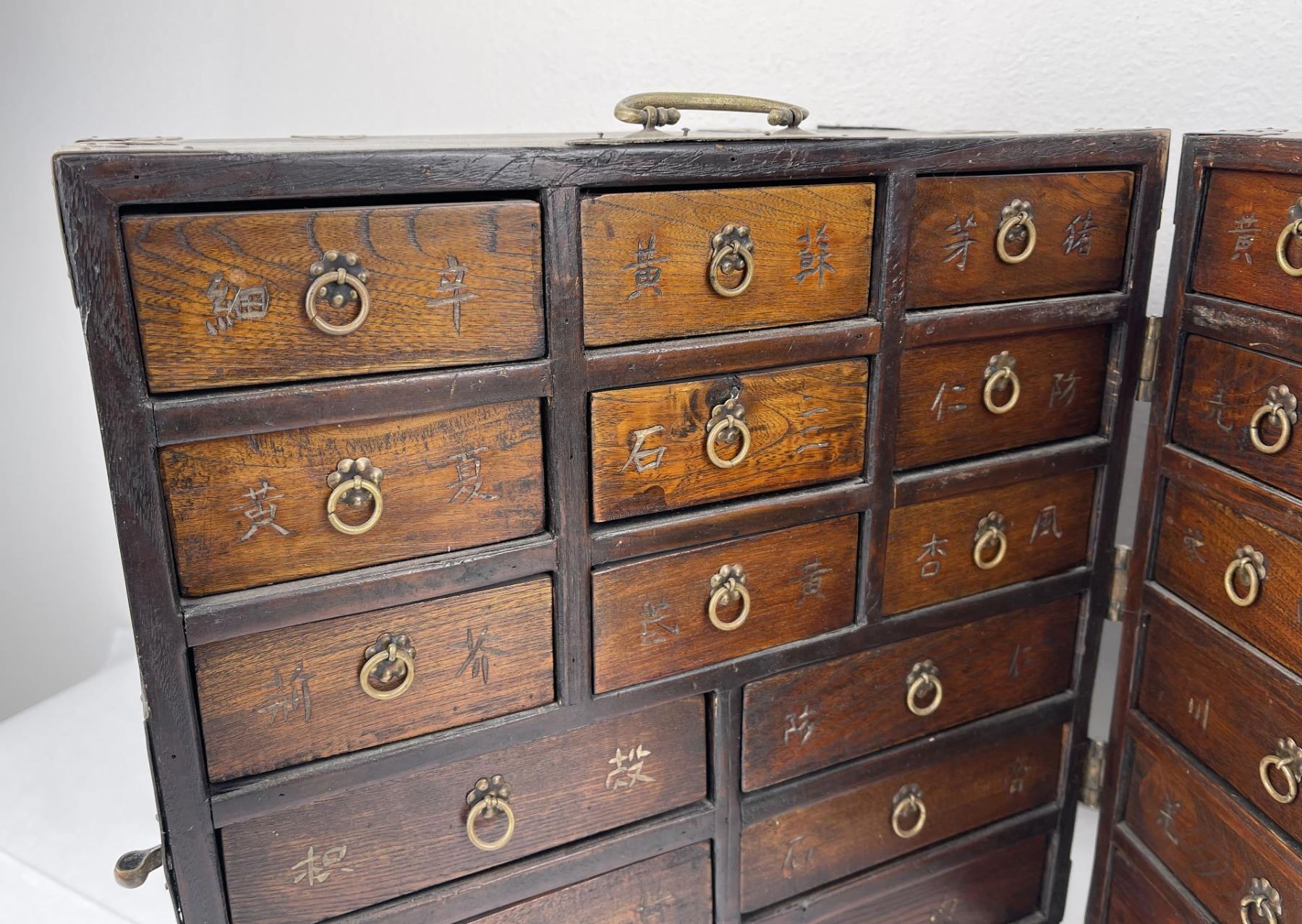 Antique Chinese Traveling Apothecary