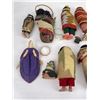 Image 6 : Lot of 10 Native American Indian Skookum Dolls