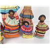 Image 2 : Lot of 9 Seminole Native American Indian Dolls