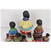 Image 8 : Lot of 9 Seminole Native American Indian Dolls