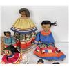 Image 3 : Lot of 11 Seminole Native American Indian Dolls