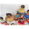 Image 4 : Lot of 11 Seminole Native American Indian Dolls