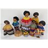 Image 1 : Lot of 9 Seminole Native American Indian Dolls