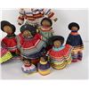 Image 2 : Lot of 9 Seminole Native American Indian Dolls