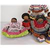 Image 3 : Lot of 9 Seminole Native American Indian Dolls