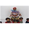 Image 4 : Lot of 9 Seminole Native American Indian Dolls