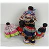 Image 5 : Lot of 9 Seminole Native American Indian Dolls