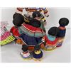 Image 6 : Lot of 9 Seminole Native American Indian Dolls