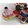 Image 7 : Lot of 9 Seminole Native American Indian Dolls
