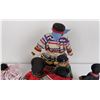 Image 8 : Lot of 9 Seminole Native American Indian Dolls