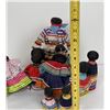 Image 9 : Lot of 9 Seminole Native American Indian Dolls