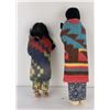 Image 2 : Lot of 2 Native American Indian Skookum Dolls