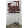 Folk Art Railroad Flat Steel Train Weathervane