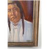 Image 6 : Oil on Board Montana Indian Chief Painting