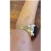 Image 3 : Art Deco 10k Yellow Gold Mens Ring