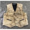 Image 1 : Montana Ranch Made Brindle Cow Hide Vest