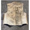 Image 3 : Montana Ranch Made Brindle Cow Hide Vest