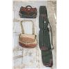 Group of 3 Vintage Orvis Leather Canvas Bags