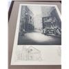 Image 5 : Antique French Street Scene Etching