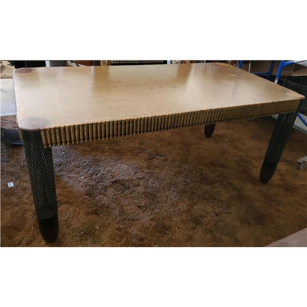 Trench Art Shell Casing Dinner Table