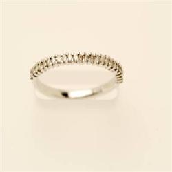 Anniversary .16 ctw Diamond Ring 14K White Gold