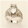Image 1 : Semi-mount .47 ctw Diamond Ring 14K White Gold