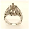 Image 1 : Semi-mount .48 ctw Diamond Ring 14K White Gold